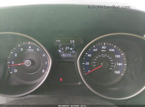 5NPDH4AE2GH674658 2016 HYUNDAI ELANTRA Белый Вид задних сидений