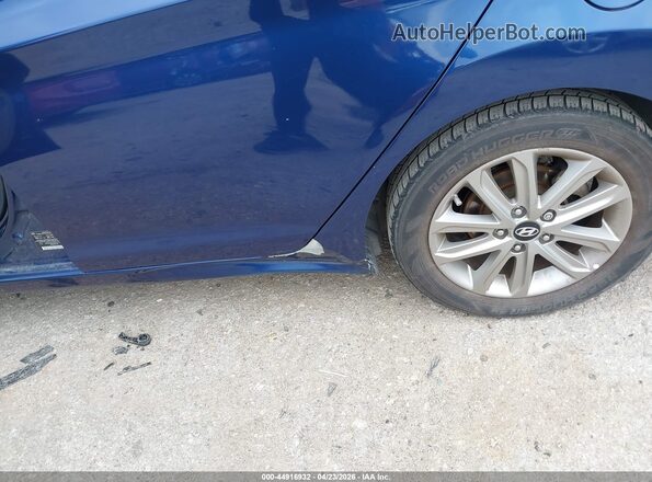 5NPDH4AE4GH657442 2016 HYUNDAI ELANTRA Синий Вид задней части салона