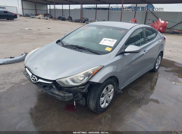 5NPDH4AE4GH758030 2016 HYUNDAI ELANTRA Серый Передняя левая четверть