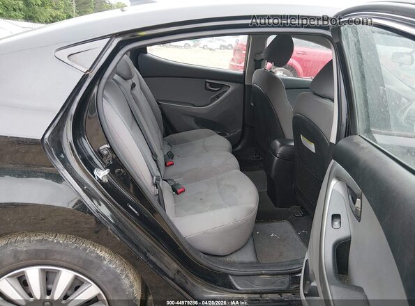5NPDH4AE5GH755914 2016 HYUNDAI ELANTRA Black Widok naklejki z numerem VIN
