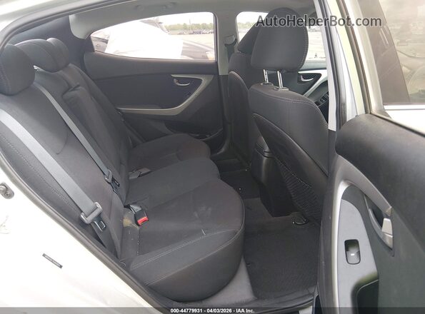 5NPDH4AE7GH669925 2016 HYUNDAI ELANTRA Silver Widok naklejki z numerem VIN