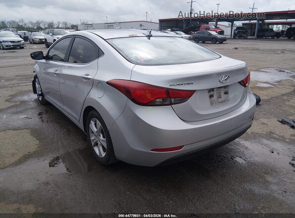 5NPDH4AE7GH669925 2016 HYUNDAI ELANTRA Silver Tył lewy