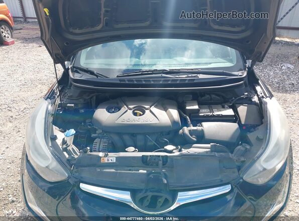 5NPDH4AE8GH656830 2016 HYUNDAI ELANTRA Black Rear view