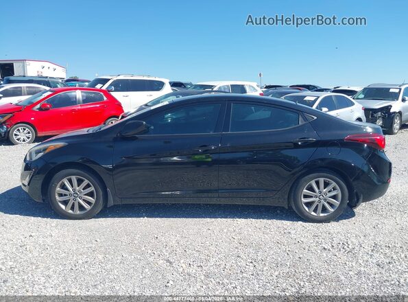 5NPDH4AE8GH656830 2016 HYUNDAI ELANTRA Black 360 interior view