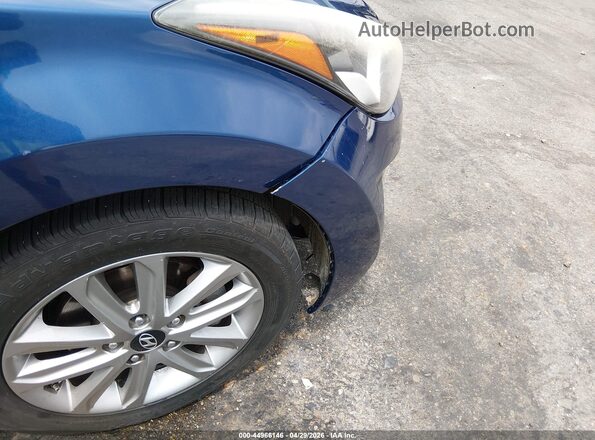 5NPDH4AE8GH658965 2016 HYUNDAI ELANTRA Blue 