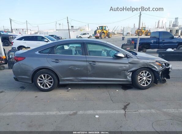 5NPE24AF0KH821714 2019 HYUNDAI SONATA Gray Սարքավորումների վահանակի տեսք