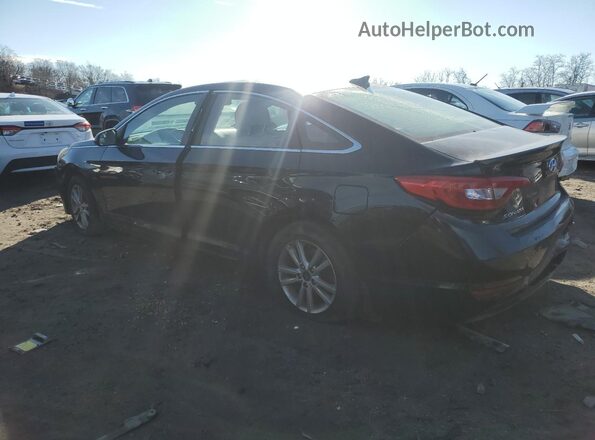 5NPE24AF1GH422575 2016 HYUNDAI SONATA Black Tył lewy