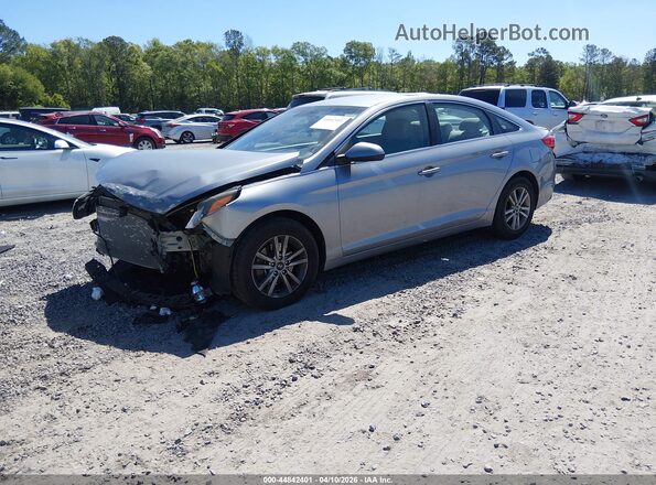 5NPE24AF2GH388663 2016 HYUNDAI SONATA Silver წინა მარცხენა ხედი სამი მეოთხედიდან