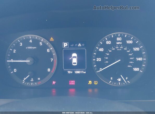 5NPE24AF2HH592347 2017 HYUNDAI SONATA Black Вид задніх сидінь