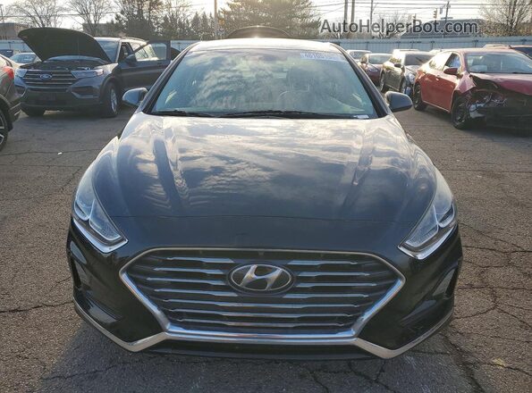 5NPE24AF2KH740701 2019 HYUNDAI SONATA Black Vista frontal