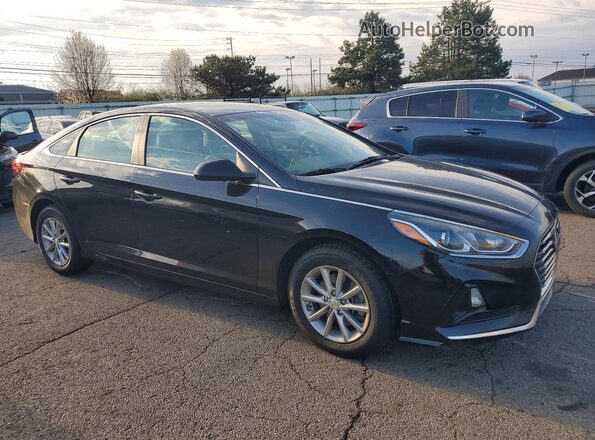 5NPE24AF2KH740701 2019 HYUNDAI SONATA Black Delantero derecho