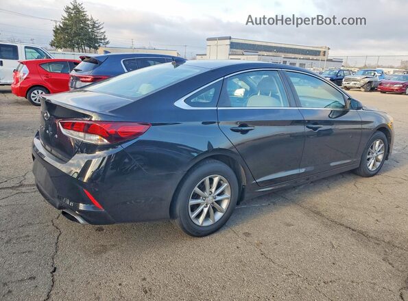 5NPE24AF2KH740701 2019 HYUNDAI SONATA Black Trasero derecho