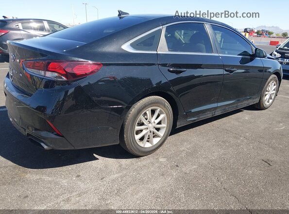 5NPE24AF4KH794002 2019 HYUNDAI SONATA Black უკანა მარჯვენა