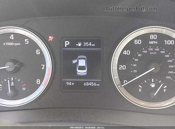 5NPE24AF4KH794002 2019 HYUNDAI SONATA Black 