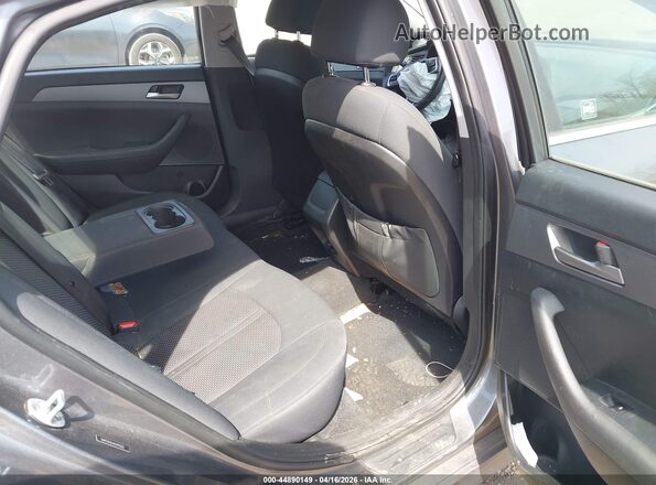 5NPE24AF4KH795652 2019 HYUNDAI SONATA Gray VIN კოდის სტიკერის ხედი