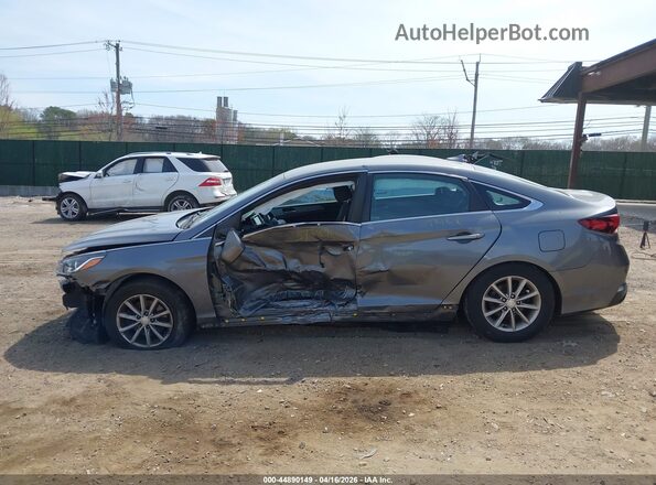 5NPE24AF4KH795652 2019 HYUNDAI SONATA Gray 