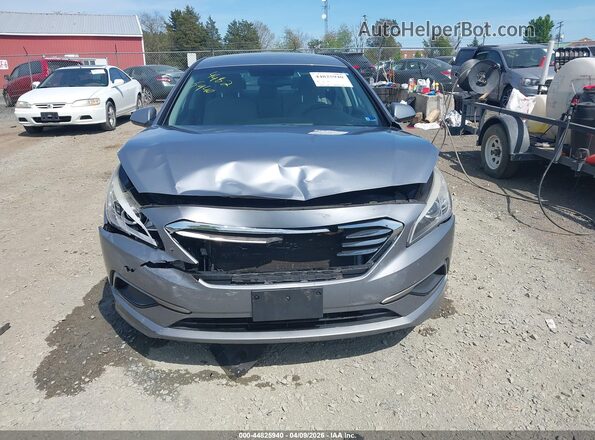 5NPE24AF5GH370108 2016 HYUNDAI SONATA Silver Вид спереду