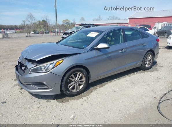5NPE24AF5GH370108 2016 HYUNDAI SONATA Silver Передня ліва чверть