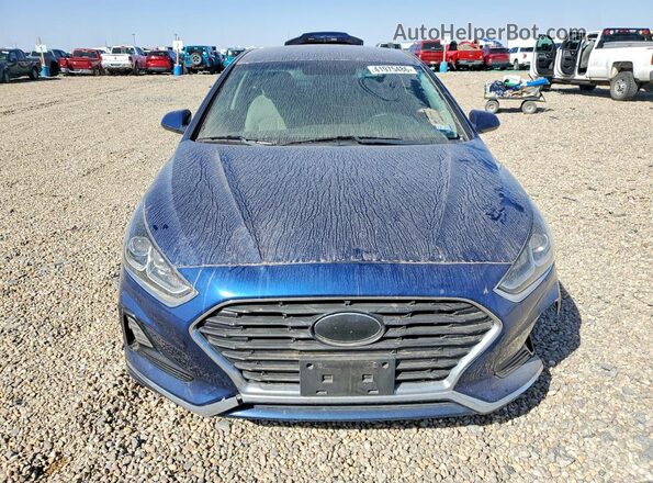 5NPE24AF5KH811602 2019 HYUNDAI SONATA Blue 