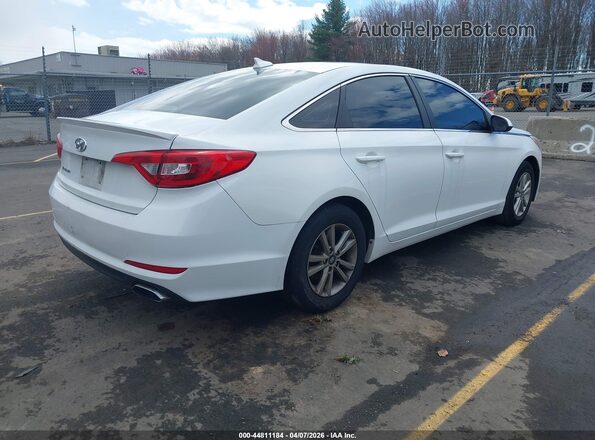 5NPE24AF6GH274195 2016 HYUNDAI SONATA White უკანა მარჯვენა