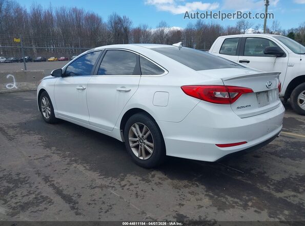 5NPE24AF6GH274195 2016 HYUNDAI SONATA White უკანა მარცხენა