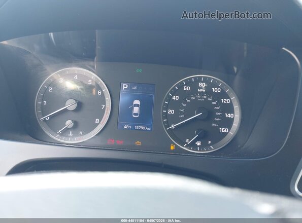 5NPE24AF6GH274195 2016 HYUNDAI SONATA White უკანა სავარძლების ხედი