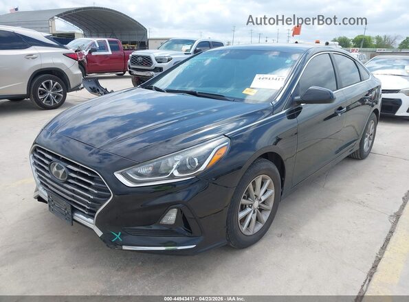 5NPE24AF6KH765049 2019 HYUNDAI SONATA Black Przód lewy