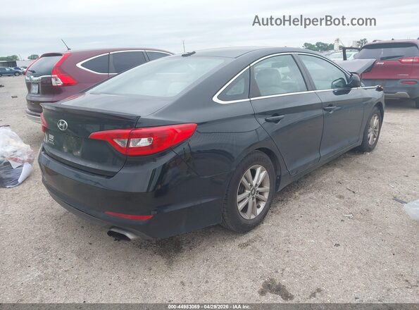 5NPE24AF7GH417610 2016 HYUNDAI SONATA Black Հետևի աջ