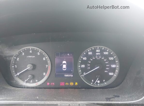 5NPE24AF7GH417610 2016 HYUNDAI SONATA Black Հետևի նստատեղերի տեսք