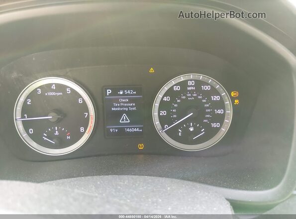 5NPE24AF7KH798044 2019 HYUNDAI SONATA Silver უკანა სავარძლების ხედი