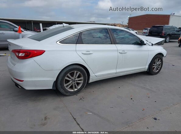 5NPE24AF9HH560348 2017 HYUNDAI SONATA White Задня права чверть