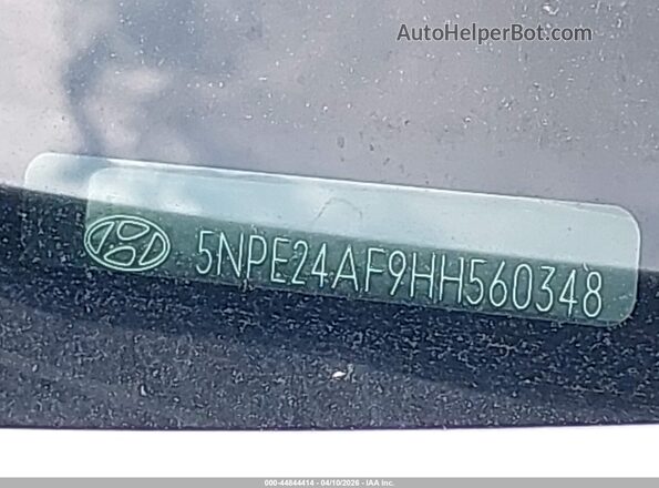 5NPE24AF9HH560348 2017 HYUNDAI SONATA White 