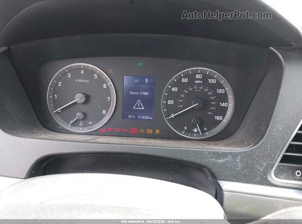 5NPE24AF9HH560348 2017 HYUNDAI SONATA White Вид задніх сидінь