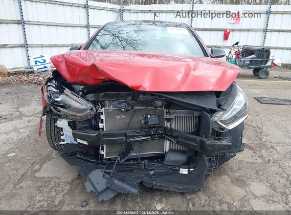 5NPE34AB4KH765478 2019 HYUNDAI SONATA Red Вид задньої частини салону
