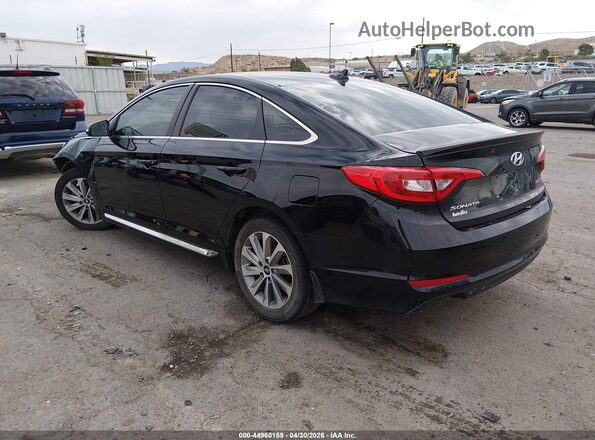 5NPE34AF0HH444050 2017 HYUNDAI SONATA Black 