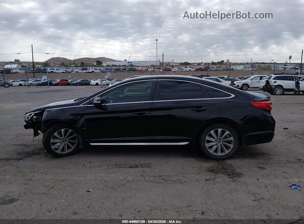 5NPE34AF0HH444050 2017 HYUNDAI SONATA Black 