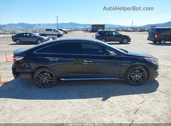 5NPE34AF2GH340772 2016 HYUNDAI SONATA Black Vista interior trasera