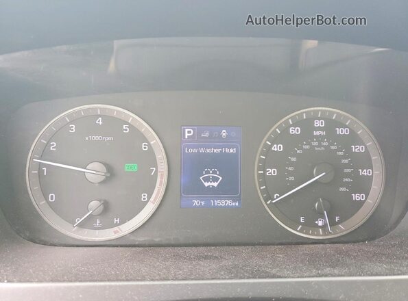 5NPE34AF2HH498529 2017 HYUNDAI SONATA White Vista del cuadro de instrumentos