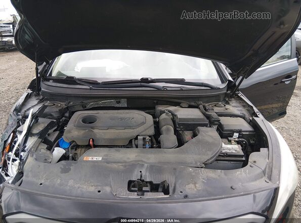 5NPE34AF2HH577358 2017 HYUNDAI SONATA Черный Вид сзади