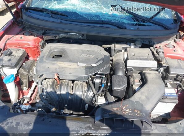 5NPE34AF2KH789507 2019 HYUNDAI SONATA Красный 