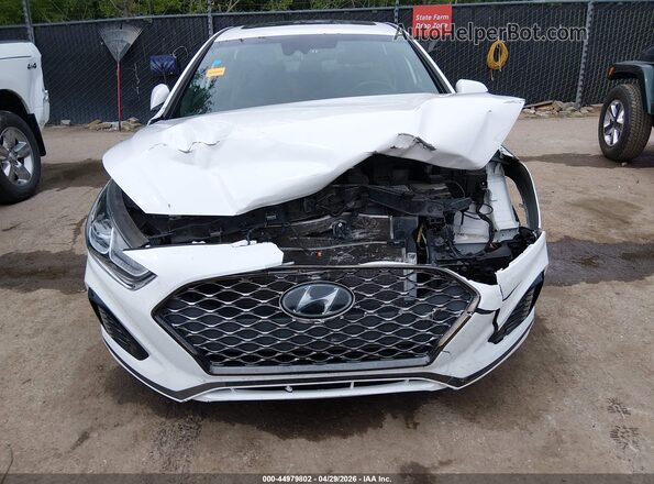 5NPE34AF2KH791791 2019 HYUNDAI SONATA White Vista frontal