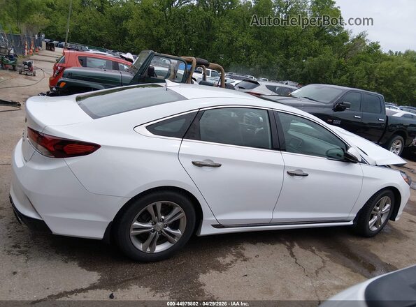 5NPE34AF2KH791791 2019 HYUNDAI SONATA White Vista interior de 360 grados
