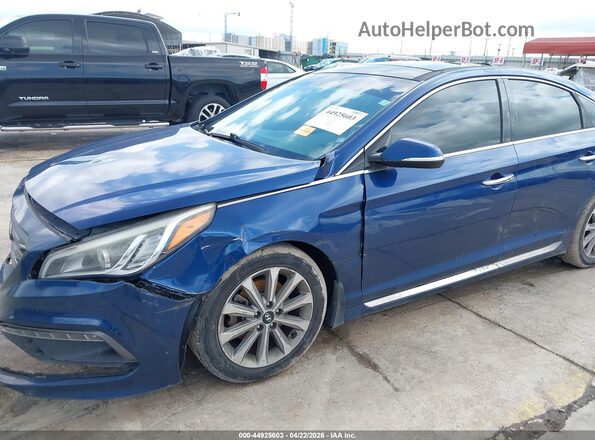 5NPE34AF3GH334656 2016 HYUNDAI SONATA Blue 