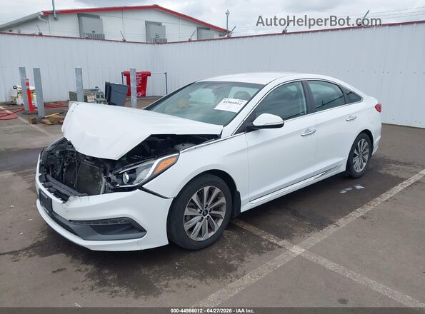 5NPE34AF3GH401207 2016 HYUNDAI SONATA White 