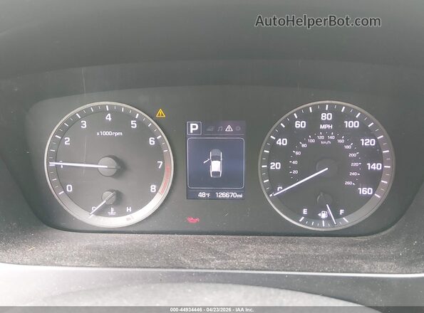 5NPE34AF5GH286531 2016 HYUNDAI SONATA White Հետևի նստատեղերի տեսք