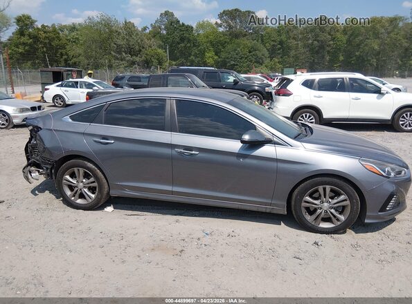 5NPE34AF5KH779781 2019 HYUNDAI SONATA Gray Սալոնի հետևի տեսք
