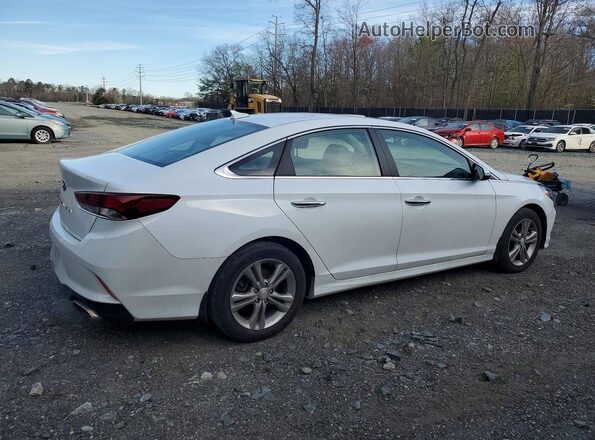5NPE34AF5KH811015 2019 HYUNDAI SONATA White Задня права чверть