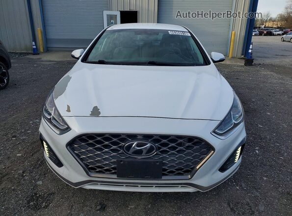 5NPE34AF5KH811015 2019 HYUNDAI SONATA White Вид спереду