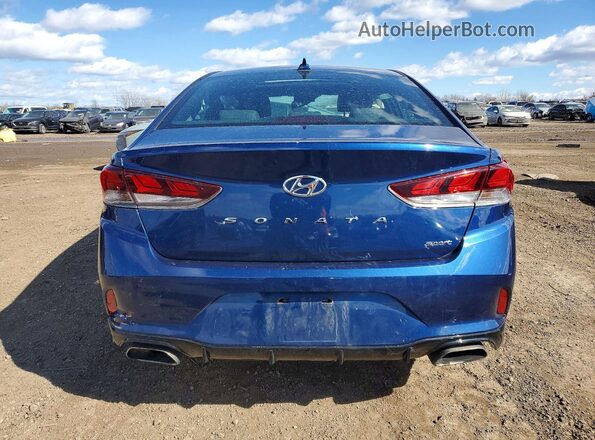 5NPE34AF6KH769745 2019 HYUNDAI SONATA Blue 