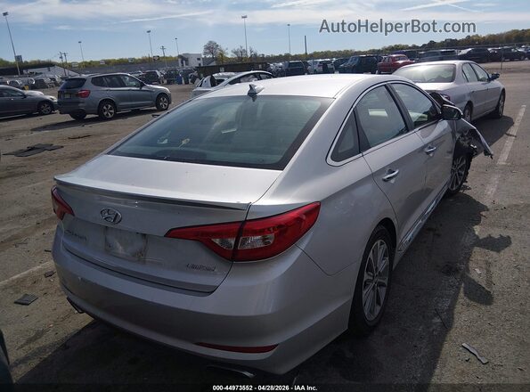 5NPE34AF7HH520671 2017 HYUNDAI SONATA Silver Rear right